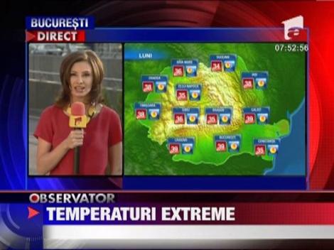 Temperaturi extreme in tara