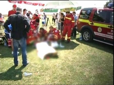 Un fotbalist nigerian de la Delta Tulcea a murit pe teren