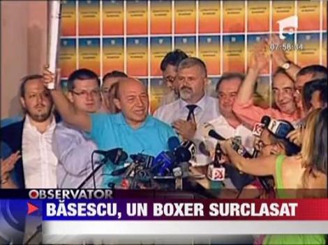 Dan Voiculescu: Basescu, un jucator surclasat cu 7 la 1, care vrea sa castige cu arbitrii, amenintand ca ii bate pe spectatori