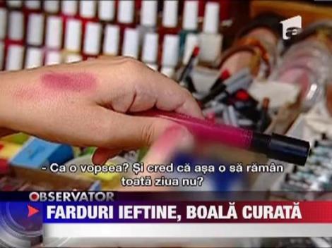 Produsele cosmetice de la taraba, periculoase pentru sanatate