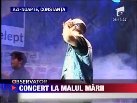 Concert la intrarea in Portul Constanta