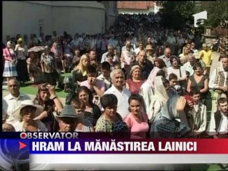 Hram la Manastirea Lainici