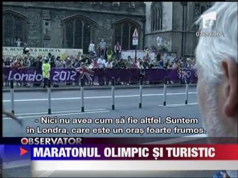 Zeci de mii de turisti au fost alaturi de maratonistele de la olimpiada