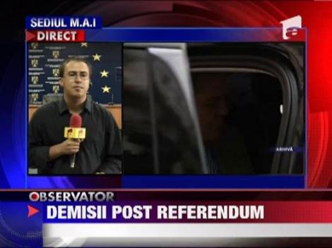 Ioan Rus a demisionat din functia de ministru al Administratiei si Internelor