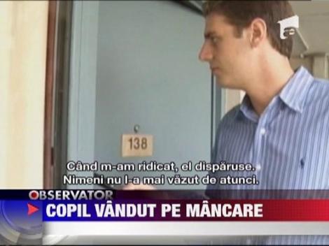 SUA: A incercat sa-si vanda copilul pentru mancare