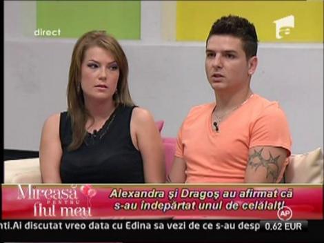 Alexandra si Dragos au afirmat ca s-au indepartat unul de celalalt!