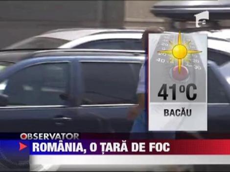 Soarele a parjolit toata Romania