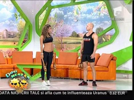 Antrenament matinal cu Roxana Vancea