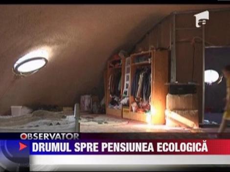 Una dintre primele pensiuni ecologice din Europa, la Zarnesti!