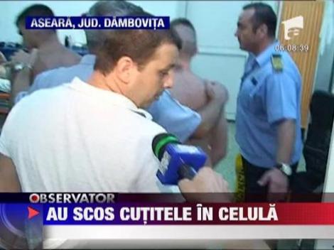 Bataie cu cutite intr-o celula din Penitenciarul de maxima siguranta Margineni
