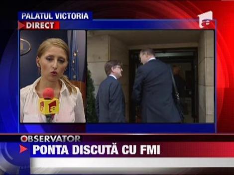 Delegatia FMI va discuta astazi cu premierul Ponta si cu reprezentantii Bancii Mondiale