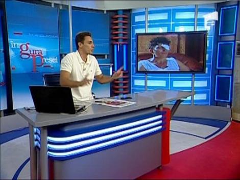 Mircea Badea si Victor Ciutacu, sedinta foto in scop umanitar pentru Florica Lavric