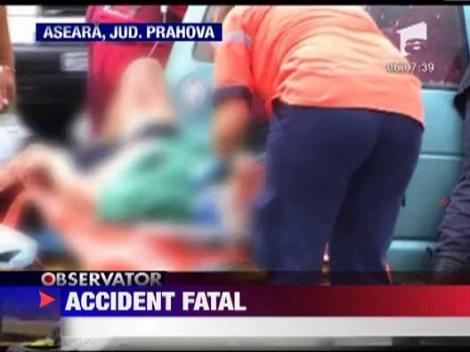 Accident grav pe DN1. O femeie si-a pierdut viata