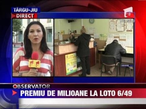 Premiu de milioane la Loto 6/49