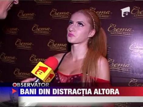Animatoarele din cluburi fac bani din distractia altora