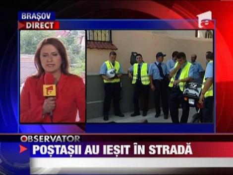 Postasii au iesit in strada de frica disponibilizarilor