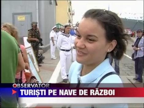 Portul militar din Constanta, vizitat de sute de turisti