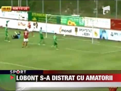 Lobont a fost titular in AS Roma - Liezen 6-0
