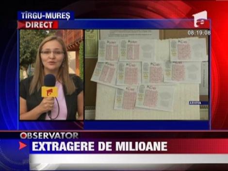 Doua milioane de euro sunt puse in joc la extragerea loto 6/49