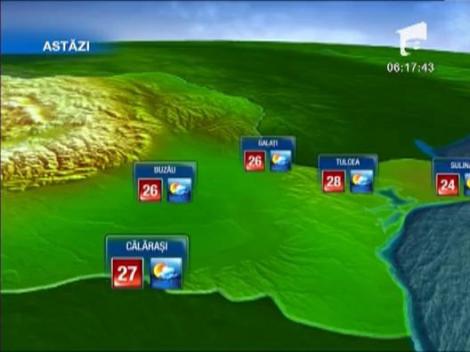Afla cum va fi vremea in urmatoarele zile!