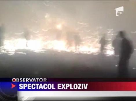 Spania: Zeci de oameni, raniti dupa o explozie provocata de artificii