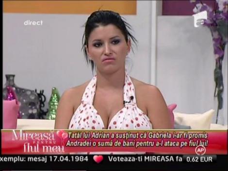 Andrada: "Tatal lui Adrian vrea sa ma provoace!"