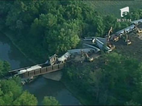 Accident feroviar spectaculos in statul american Kansas
