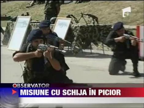 Militarul ranit la demonstratiile de Ziua Marinei a ramas cu o schija metalica in picior
