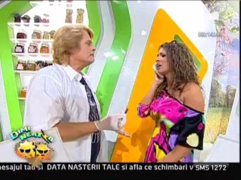 Roxana Vancea, cu maseaua umflata la "DimiNeatza"