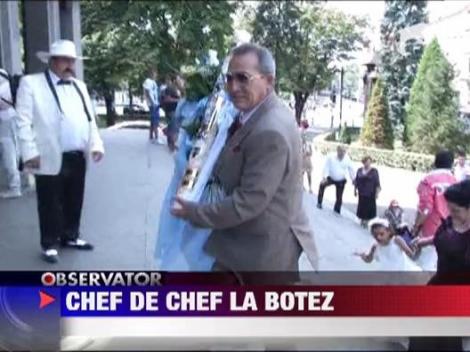 Botez mare in Timisoara. Ionelas Carpaci l-a crestinat pe cel mai tanar membru al unei familii instarite de rromi din oras