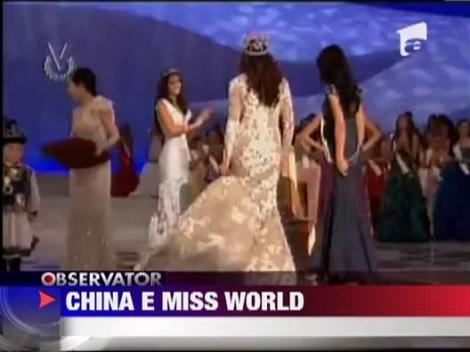 O chinezoaica a fost desemnata cea mai frumoasa femeie din lume la Miss World 2012