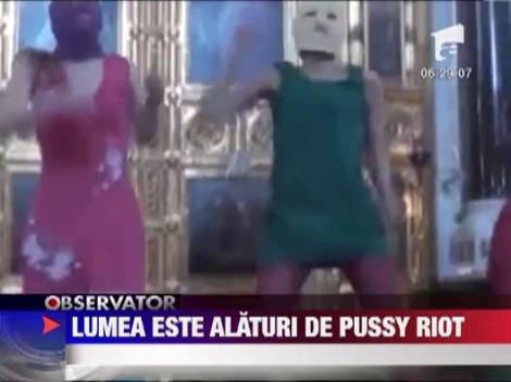 Condamnarea membrelor trupei Pussy Riot a starnit un val de proteste in toata lumea