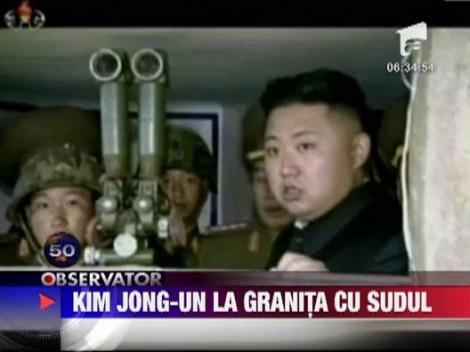 Kim Jong Un a vizitat unitatea de artilerie care a bombardat, acum doi ani, o insula din Coreea de Sud