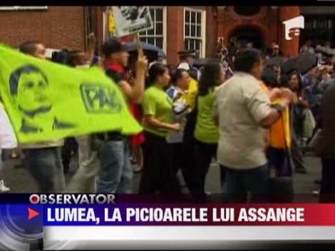 Fondatorul WikiLeaks, Julian Assange, cere SUA sa inceteze "vanatoarea de vrajitoare" 