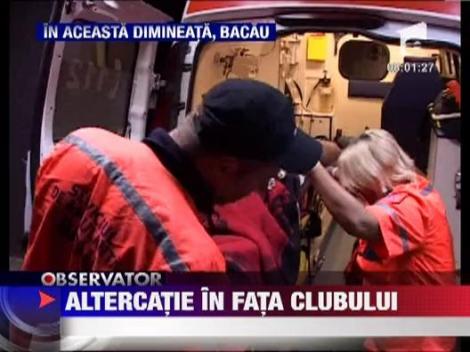 Bacau: Barbat, impuscat in cap de paznicul unei discoteci