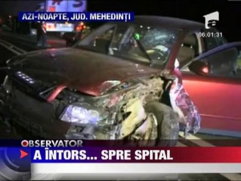 Mehedinti: A intors intr-un loc nepermis si a trimis sase oameni in spital