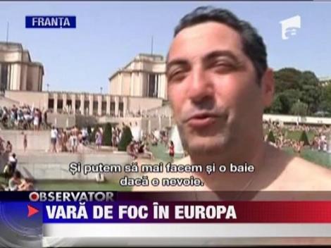 Canicula a cuprins sudul si vestul Europei. Urmeaza Romania