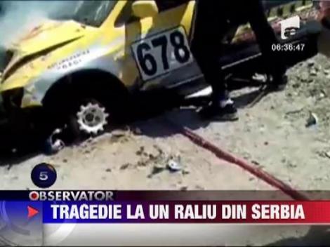 Accident grav la o cursa de raliu in Serbia. Patru morti si un ranit grav