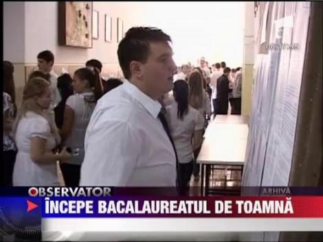 Astazi incepe bacalaureatul de toamna. 100.000 de liceeni incearca din nou sa treaca examenul maturitatii