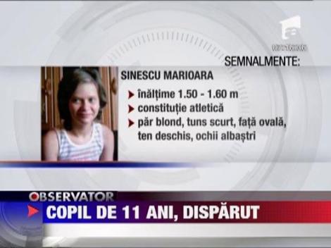 O fetita de 11 ani din Motru a disparut de acasa