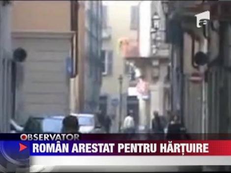 Roman arestat pentru hartuire