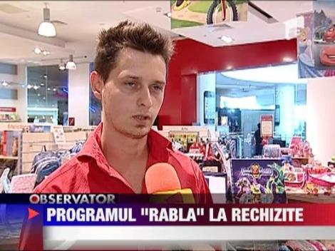 Programul "Rabla" s-a extins la rechizitele scolare