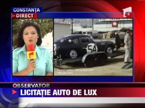 O masina a Regelui Mihai si una condusa de Schumacher, scoase la licitatie in Mamaia