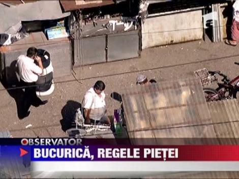 CAMERA ASCUNSA: Elias Bucurica, liderul galeriei dinamoviste, face legea in Piata Obor