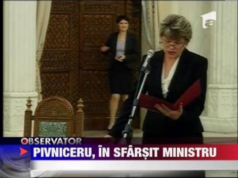 Mona Pivniceru este noul ministru al Justitiei