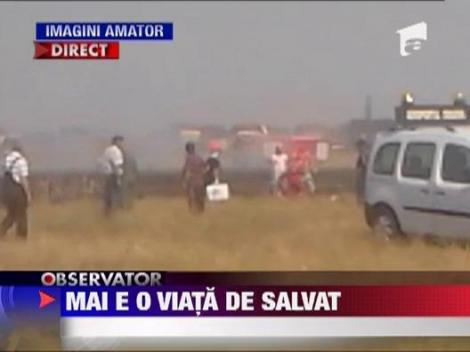 Medicii se lupta sa-l salveze de la moarte pe copilot!