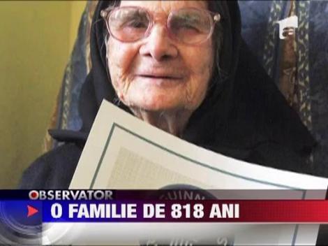 Cea mai batrana familie de glob - varsta lor adunata este de 818 ani!