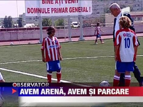 Parcarea supraetajata de la ”National Arena” e gata!