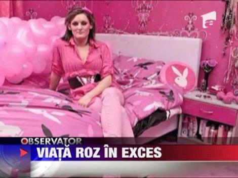 "Viata in roz" - dusa la extrem de o britanica obsedata de aceasta culoare