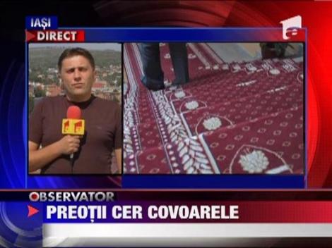 Primaria din Botosani risca sa fie excomunicata daca nu schimba covoarele din institutie!